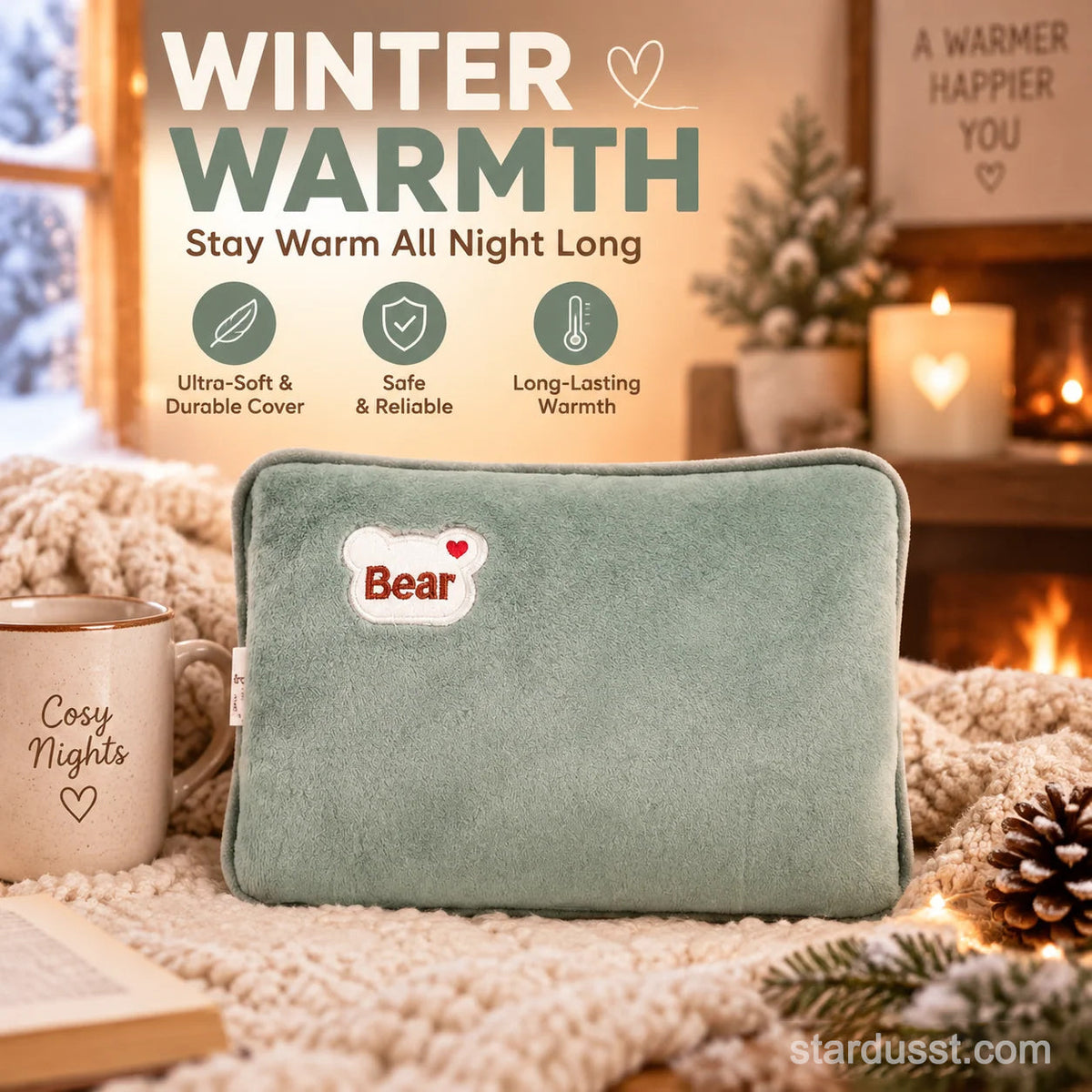 🎄Christmas Sale! LAST DAY ONLY! ⏰Rechargeable hot water bottles, heat packs, explosion-proof heat pads