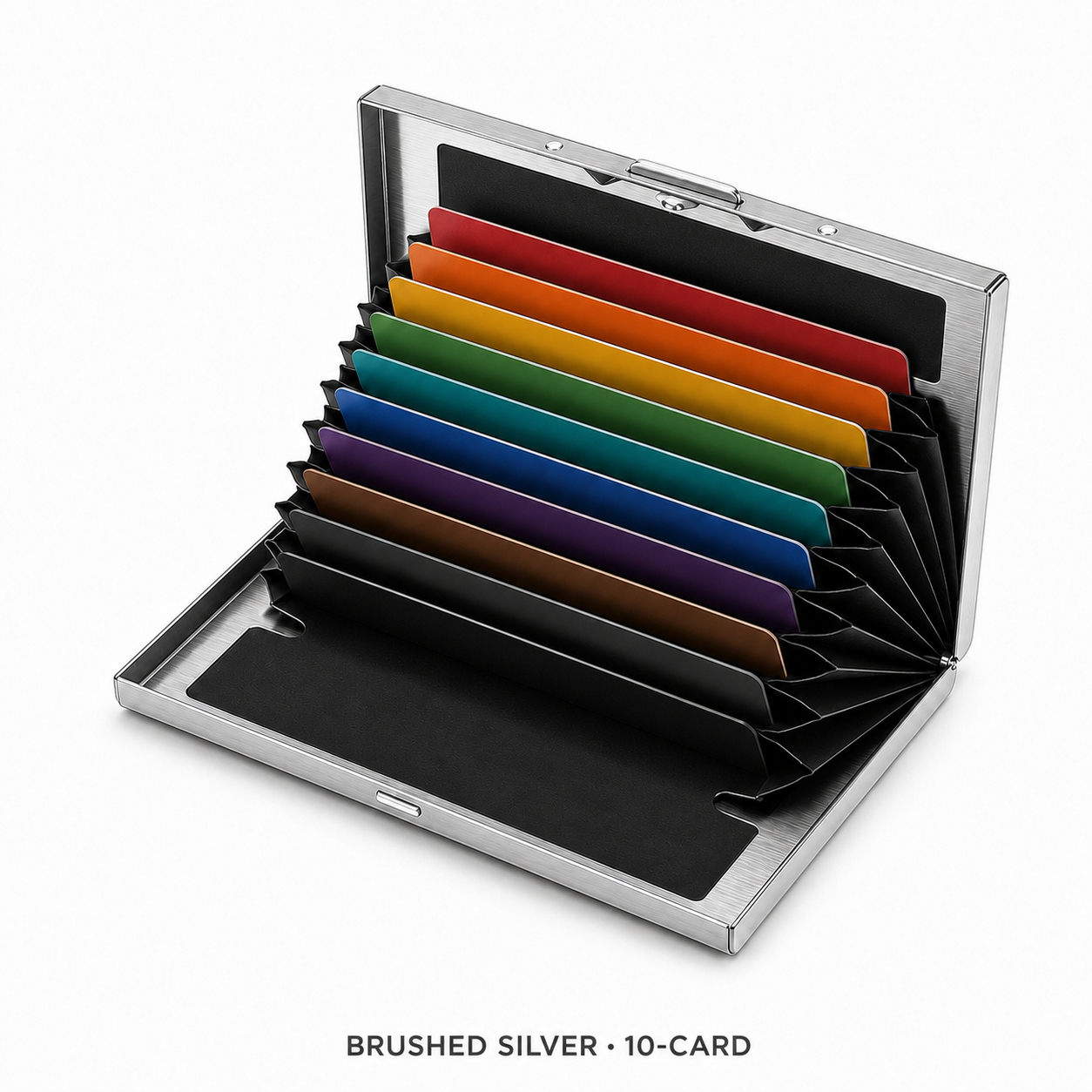 🔥RFID-Blocking Stainless Steel Card Wallet – Organized, Secure & Pocket-Ready 🔒