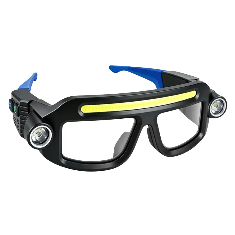 β‘ Hands-Free LED Glasses Light β Wave Sensor, 40 COB + Dual Spotlights, Type-C Rechargeable