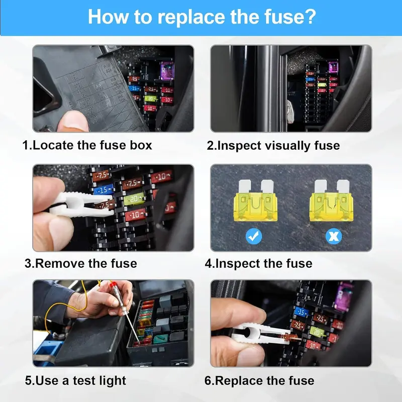 đźš—Professional 306PCS Automotive Fuse Assortment with Circuit Tester & Puller