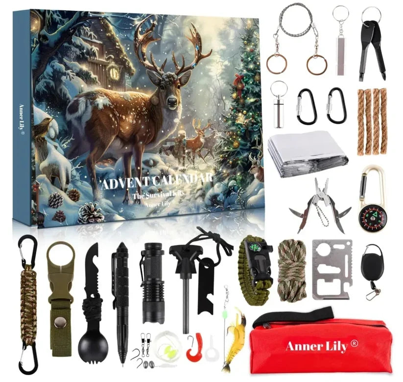 π 50% OFF Today! 24-Day Outdoor Gear Advent Calendar for Men