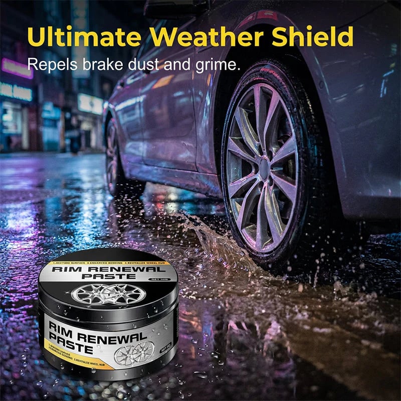 🔥 Rim Renewal Paste — Restore, Polish & Protect Your Wheels Like a Pro (80g + Sponge)