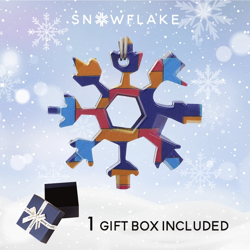 Snowflake - 18-in-1 Multi-Tool Christmas Gift Set 2026
