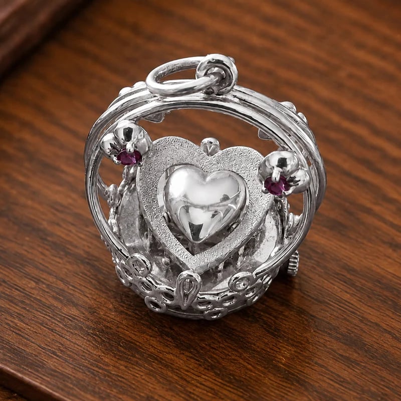 ❤️🔥⚙️Heartbeat mechanical pendant - ✨Heart Design × Mechanical Aesthetic