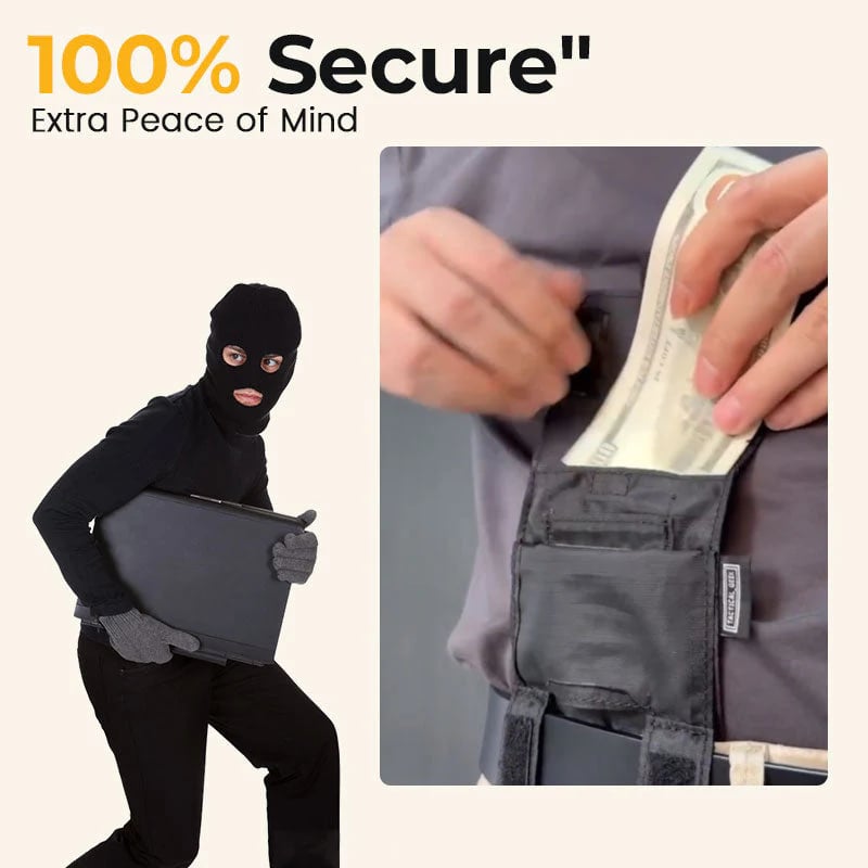 💼✨Slim Belt Wallet — Ultra-Slim Hidden Carry System for Everyday Essentials🛫