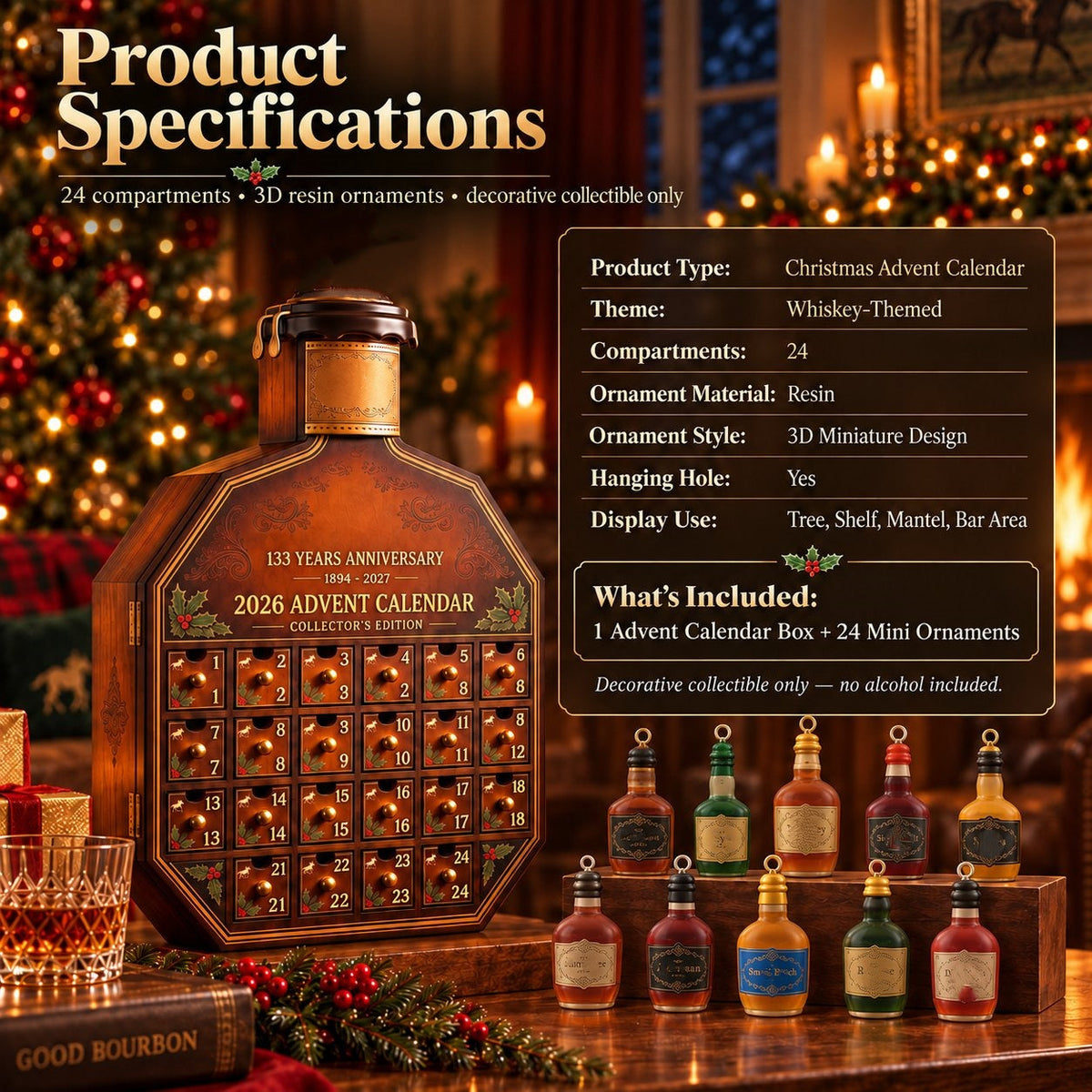 đWhiskey-Adventskalender zum 133. JubilĂ€um