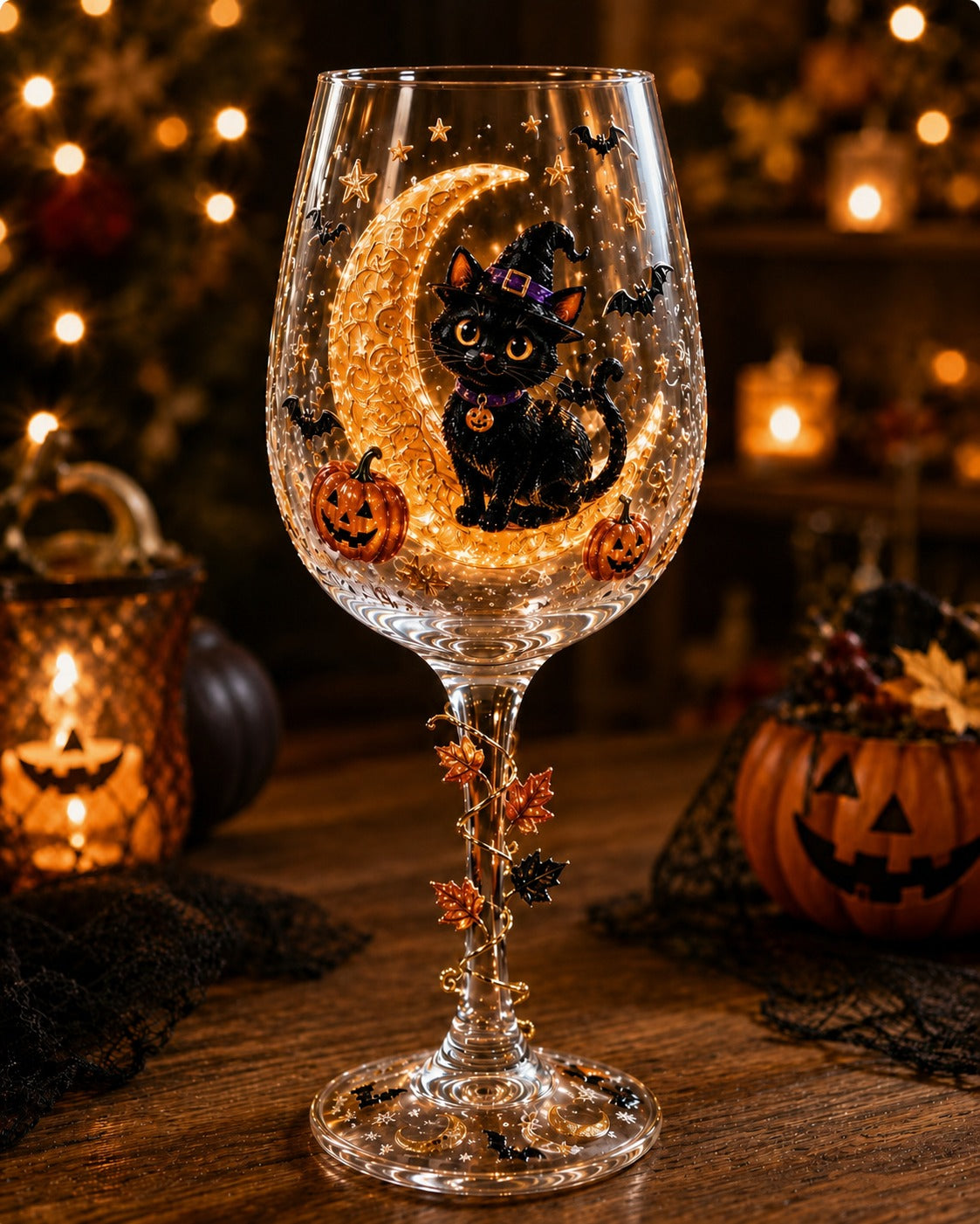 🔥🎁Halloween Wine Glass Collection Gift Box Set✨
