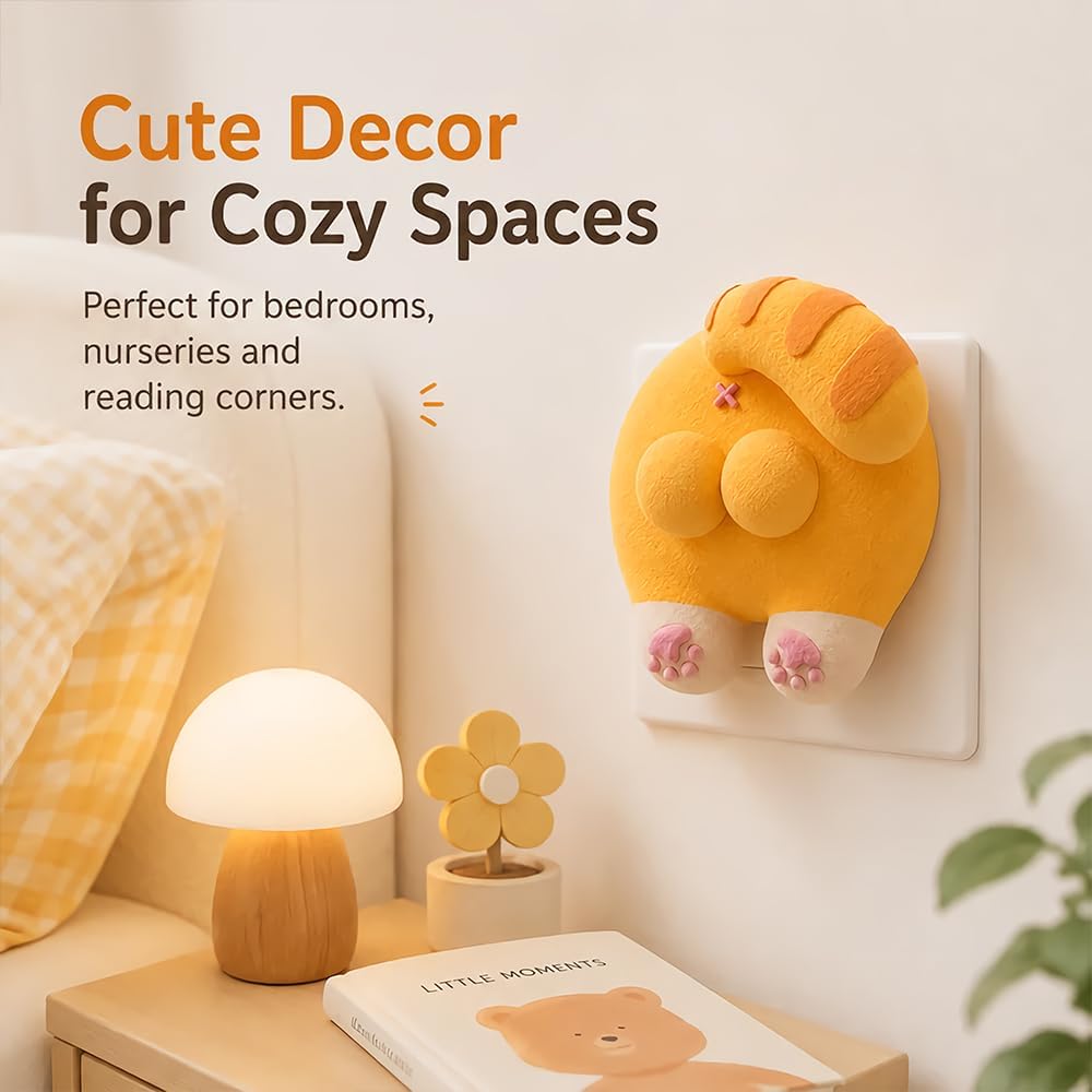 🐱Cute Cat Butt Light Switch Cover