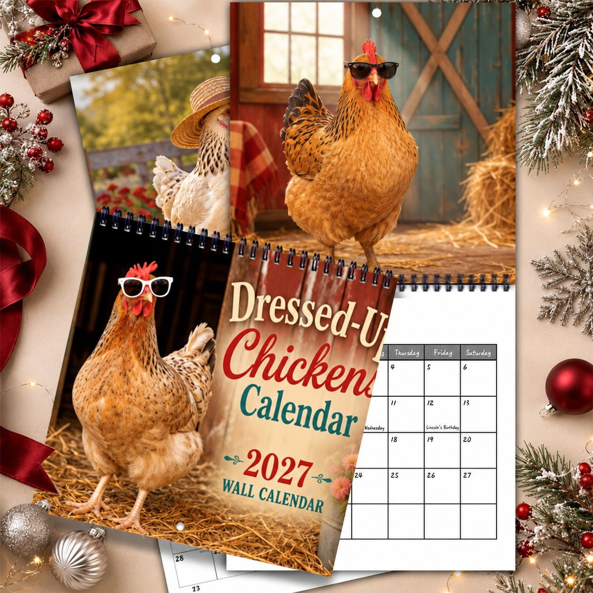 π 2027 Farm Chicken Calendar β 12 Months of Farmyard Charm & Feathered Fun