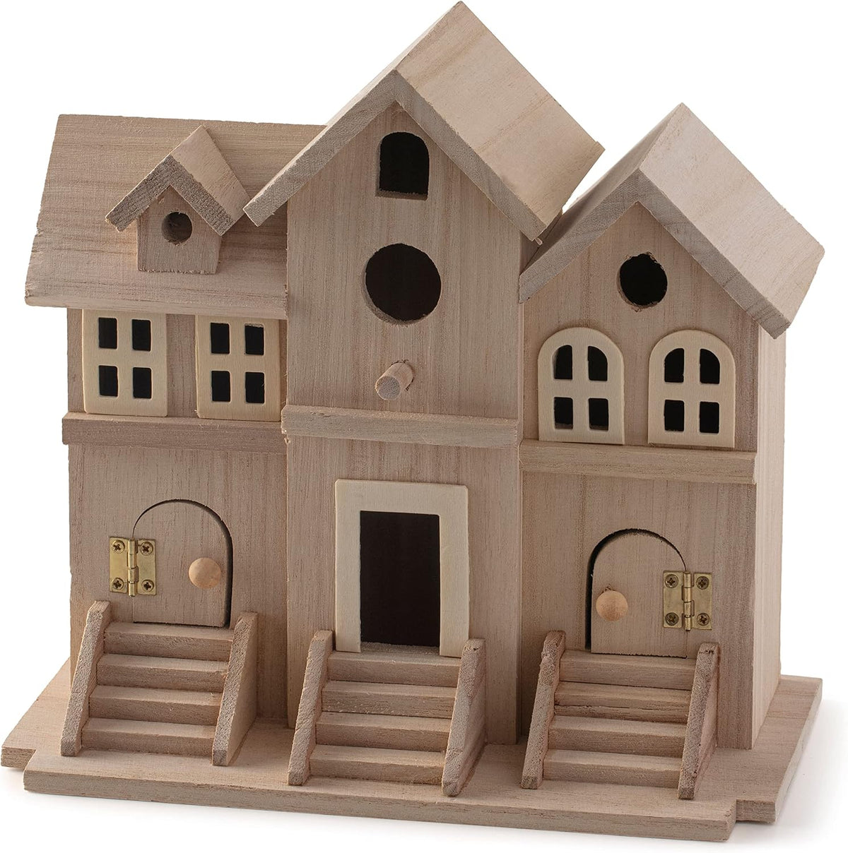 🎨 DIY Wooden Mini House – Paint Your Own Halloween Cottage Décor
