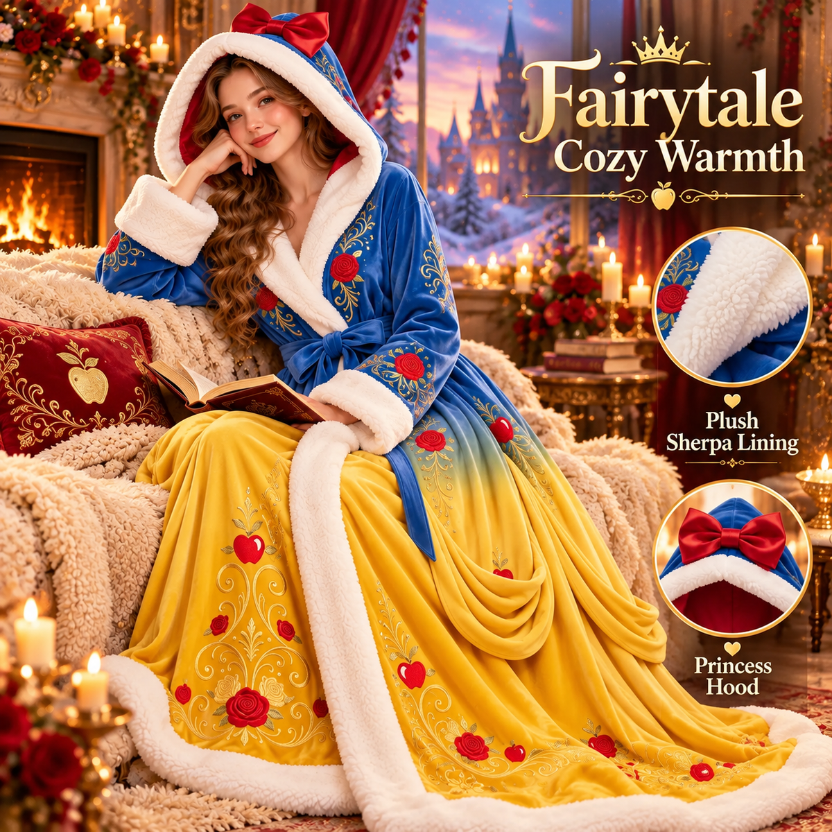π Princess Heated Robe β¨ Wrap Yourself in Royal Warmth