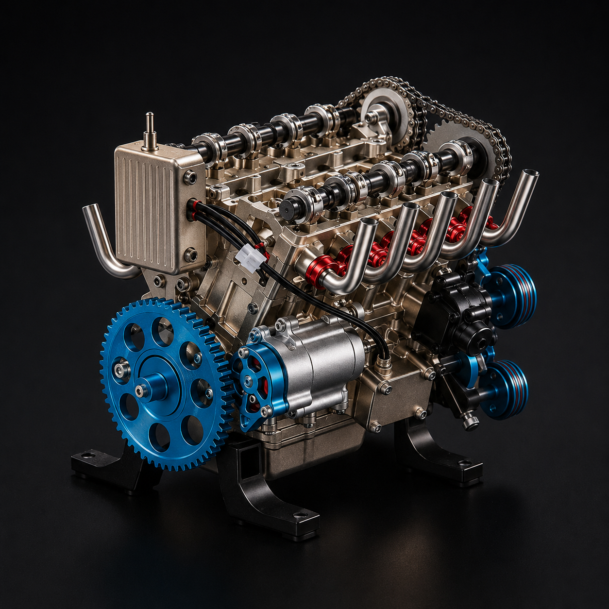 ๐๏ธ๐ ๏ธThe Ultimate Desktop Masterpiece: Miniature V8 Small-Block Static Model Kit