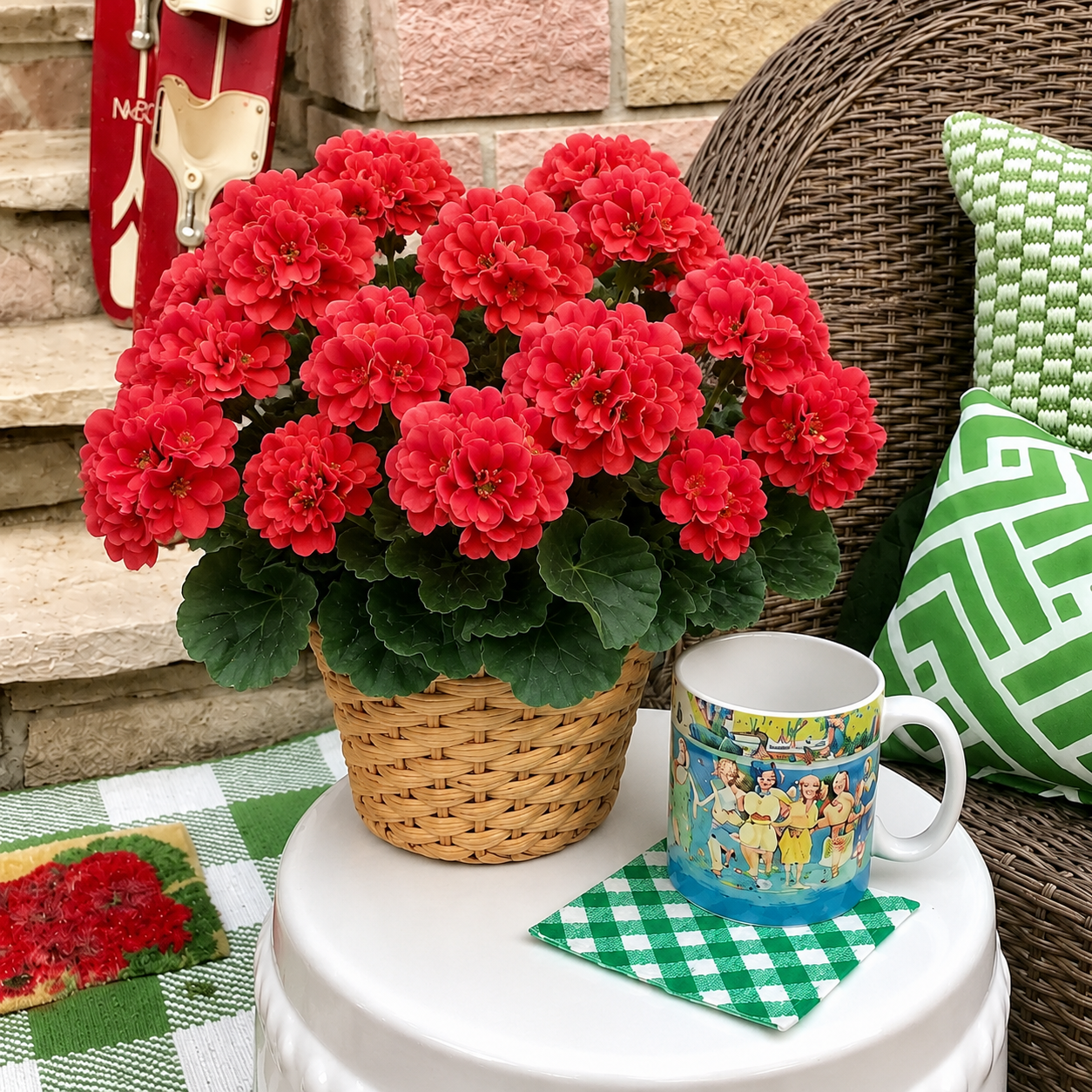 π Last Day 60% OFF - Artificial Geranium Flowers For Outdoors