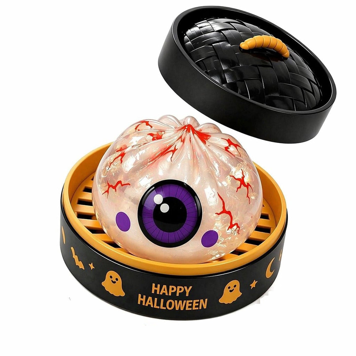Halloween Ghost Squishy Stress Relief Toy – Soft Squeeze Sensory Mochi Toy