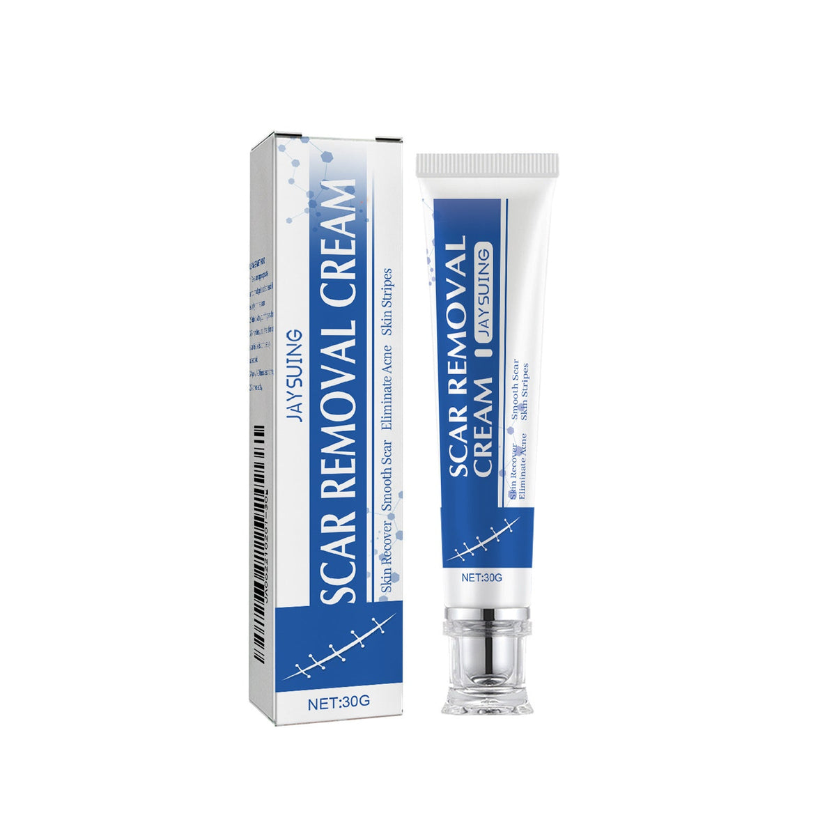 ✨Jaysuing Scar Removal Cream , Skin Repair Gel for Surgical Scars, Acne Marks, Stretch Marks, Burn & Cut Scars, Odorless Skin Care Cream for Adults & Kids