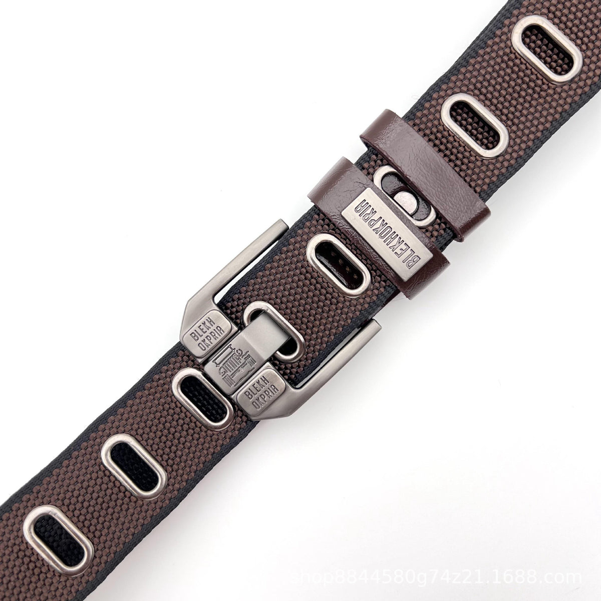 Trendy Men’s Canvas Belt with Pin Buckle