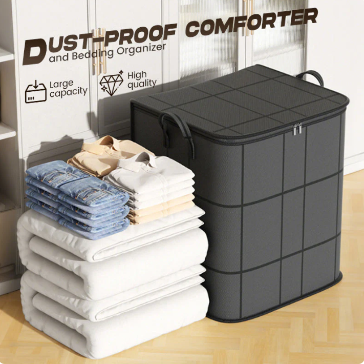 🔥 Hot sell! 🏠 XXL 210L Storage Bag – Large Capacity Moving & Closet Organizer for Quilts, Bedding & Sweaters