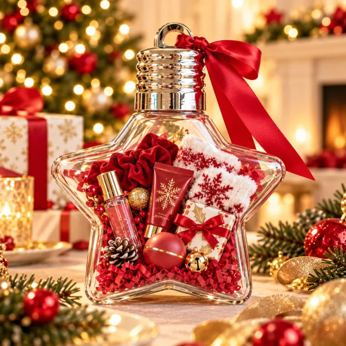 ๐Fill-Your-Own Christmas Bell Gift Box -- Clear DIY Surprise Container for Small Gifts & Stocking Stuffers