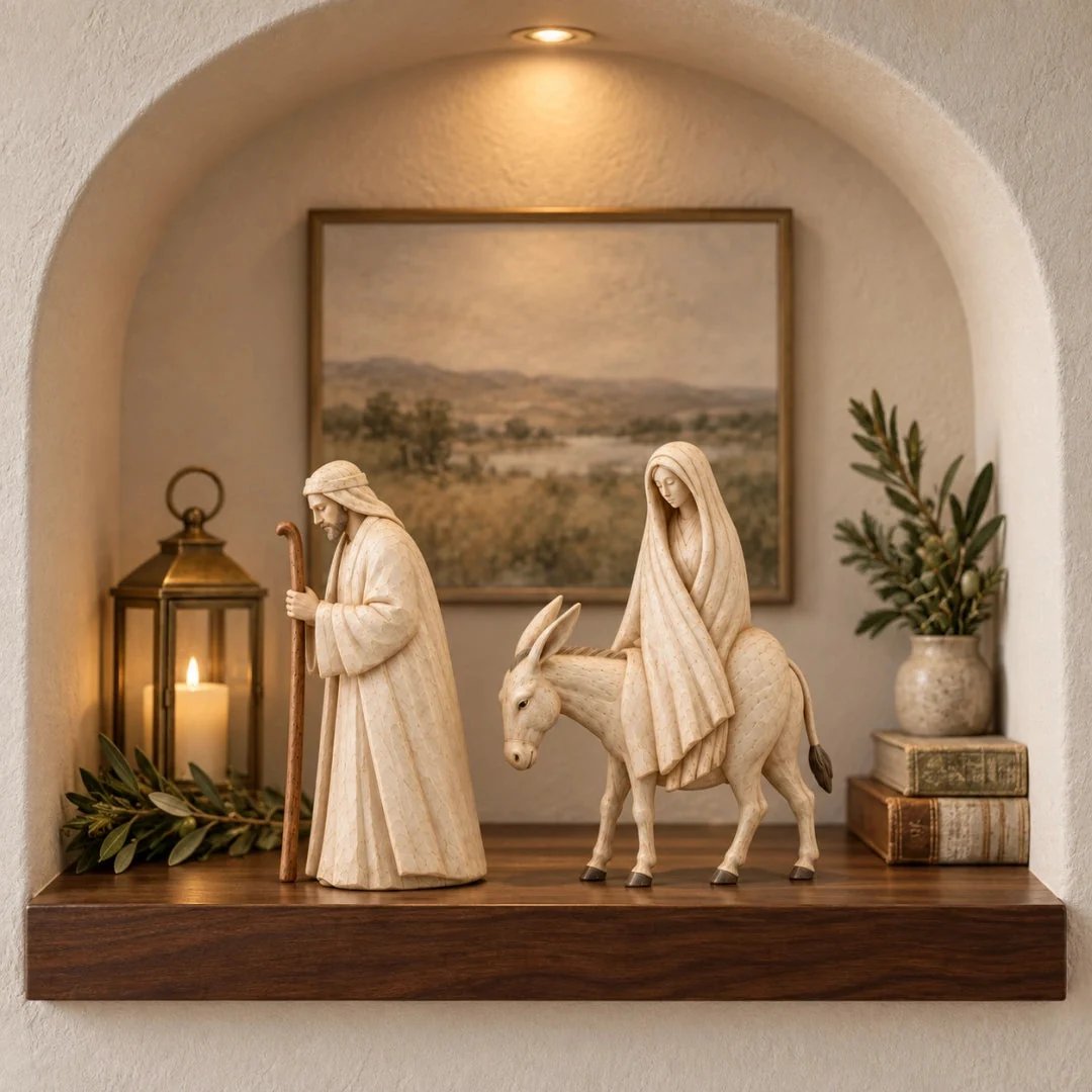 🔥Last Day 49% OFF🚶 🌟 Journey to Bethlehem Nativity Figurine Set