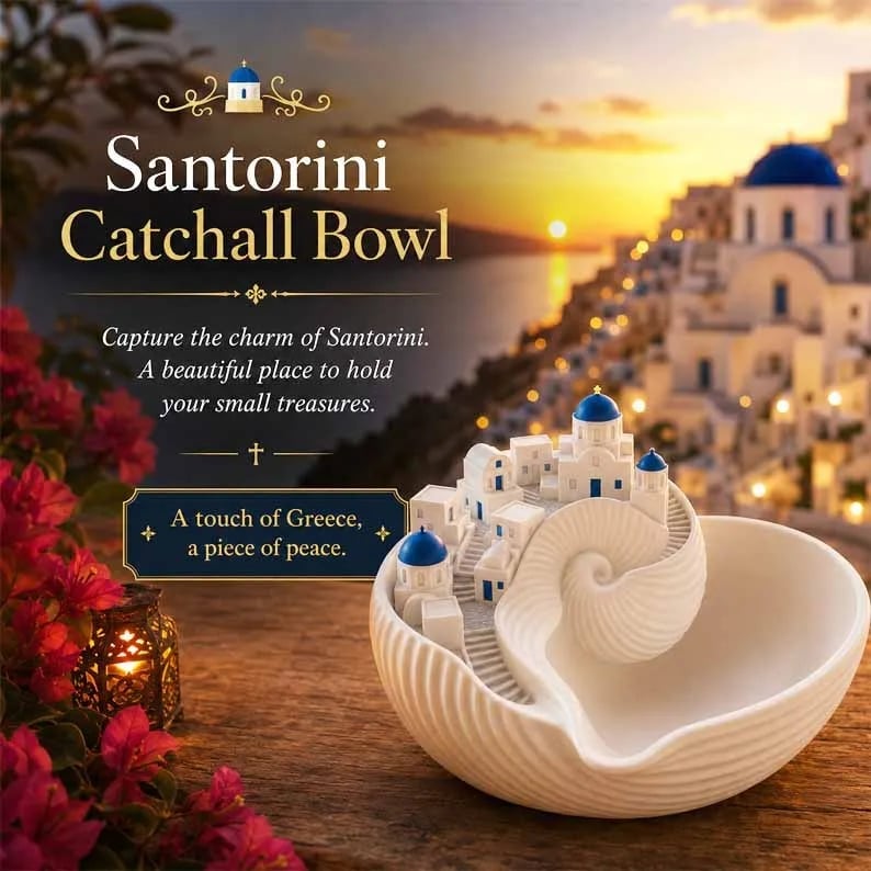 šLast Day 49% OFF - Santorini Catchall Bowl