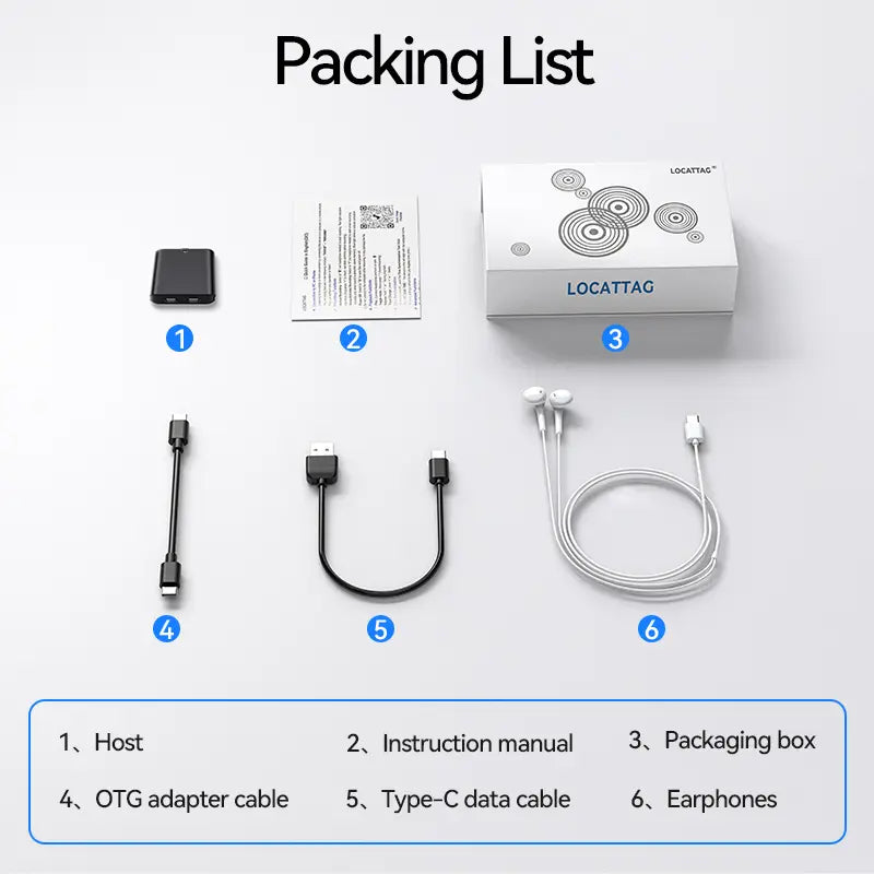 Mini Magnetic Voice Recorder One-Touch Recording🌟