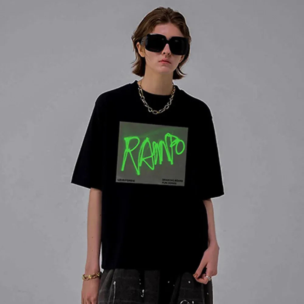 π¦ Glow-in-the-Dark Drawing T-Shirt | Draw, Glow & Repeat