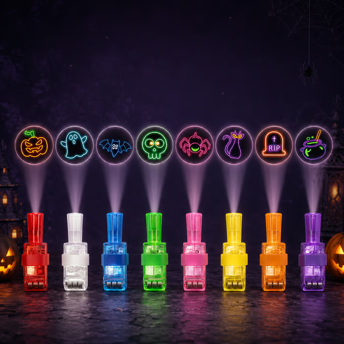Halloween Pattern Finger Projector Lights - image-6a96e7201ea875f9a705f364