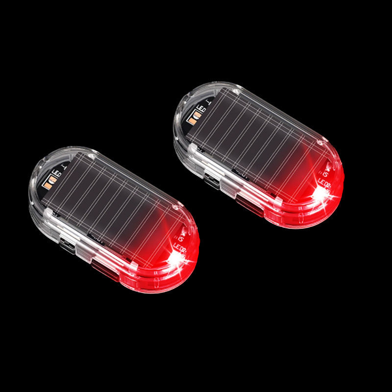 ๐ Solar Car Anti-Theft Light โ solar + USB charged, auto-flashes at night. Realistic LED mimics active alarm โ deters thieves without wiring. Heat-resistant, stick & go! ๐ก๏ธ๐ก