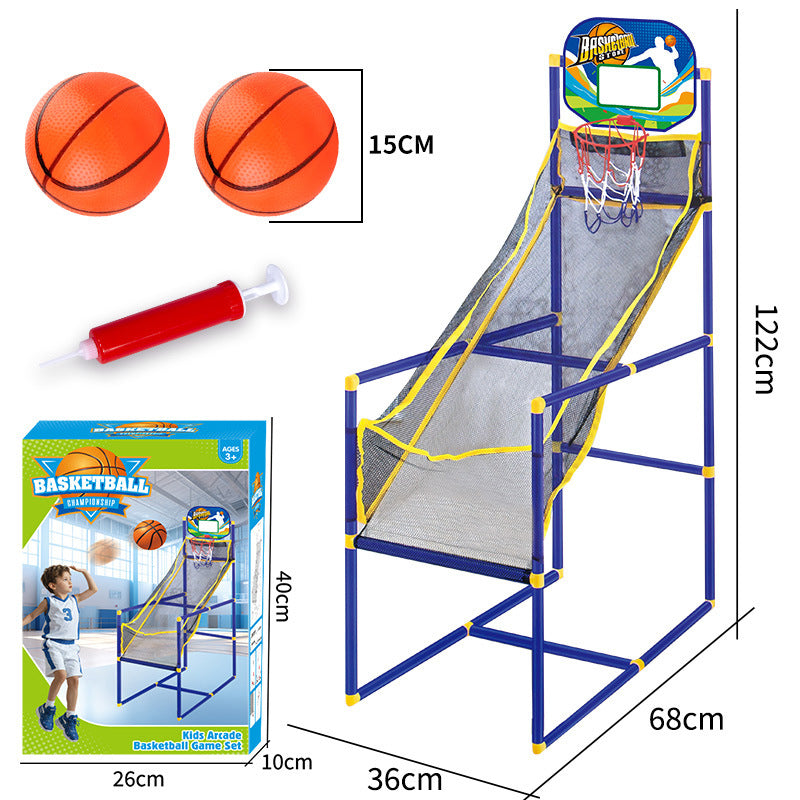 🏀 Kids' Indoor Basketball Arcade Game with 4 Balls