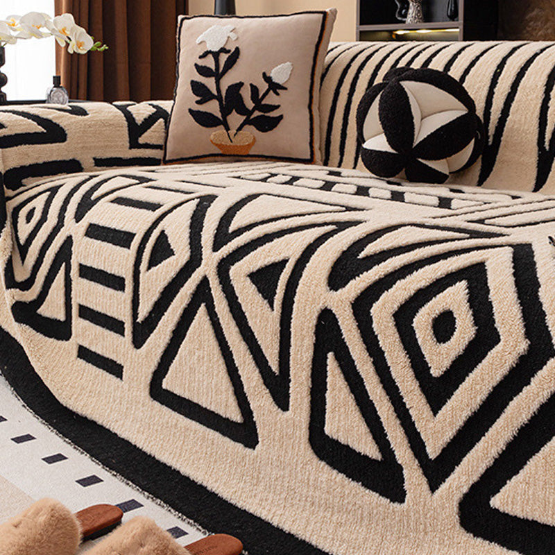 ποΈ Soft Plush Non-Slip Couch Cover β Chenille Sofa Protector | Stays in Place with Anti-Slip Backing