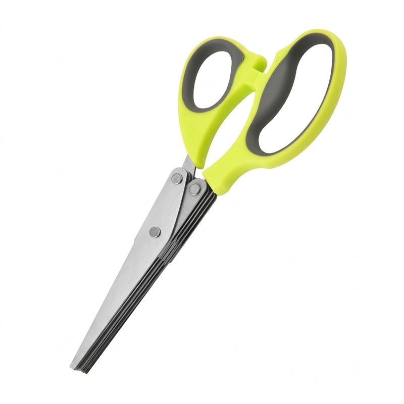 ๐ฟ 5-Layer Herb Scissors โ Stainless Steel Kitchen Herb Cutter