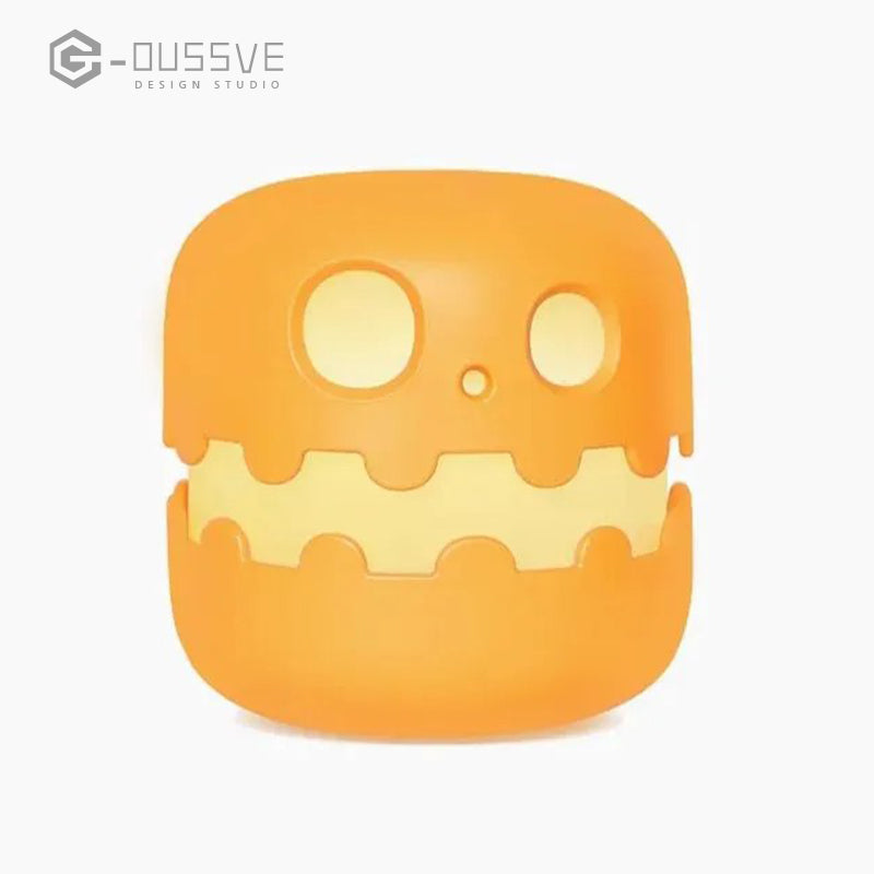 🎃 Pop-Up Pumpkin Night Light, USB Rechargeable Halloween Pat-Lamp with Stepless Dimming & Timer, Interactive Cute Bedside Soft Light for Kids & Party Decor