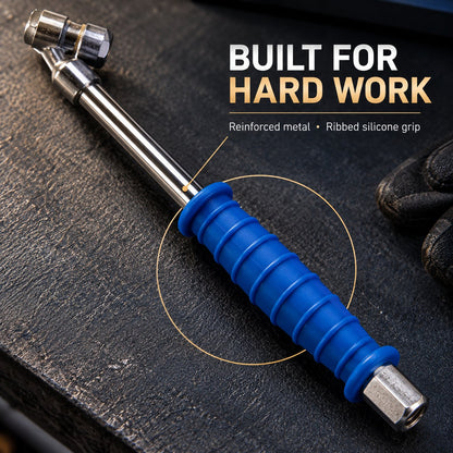 🚛 Assorted Tire Inflation Extension Rod Set, Roadside & Garage Dual Wheel Repair Helper🔨