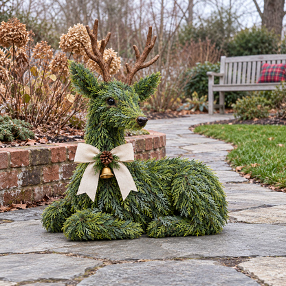 🔥LAST DAY 49% OFF -🦌Evergreen Reindeer Christmas Decoration
