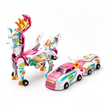 🎄 Christmas Magic! 🚗 Transforming Car Toys | Dino, Dragon & Reindeer 🦖🦌