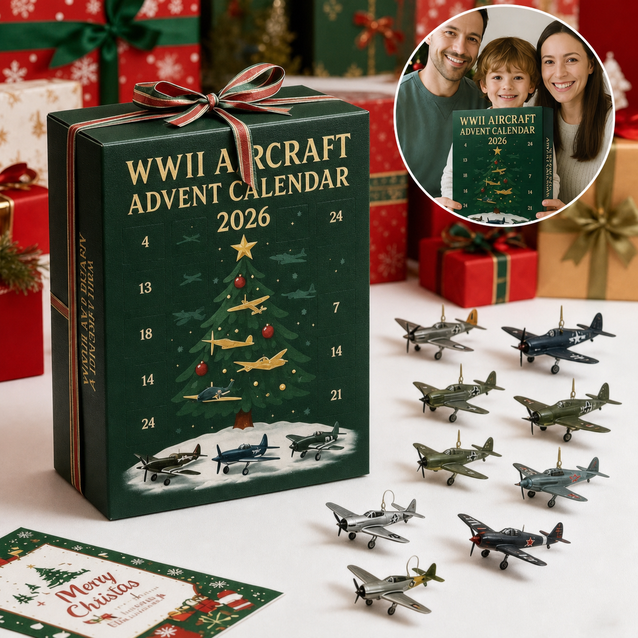 2026 Aircraft Advent Calendar – World War II Plane Collection