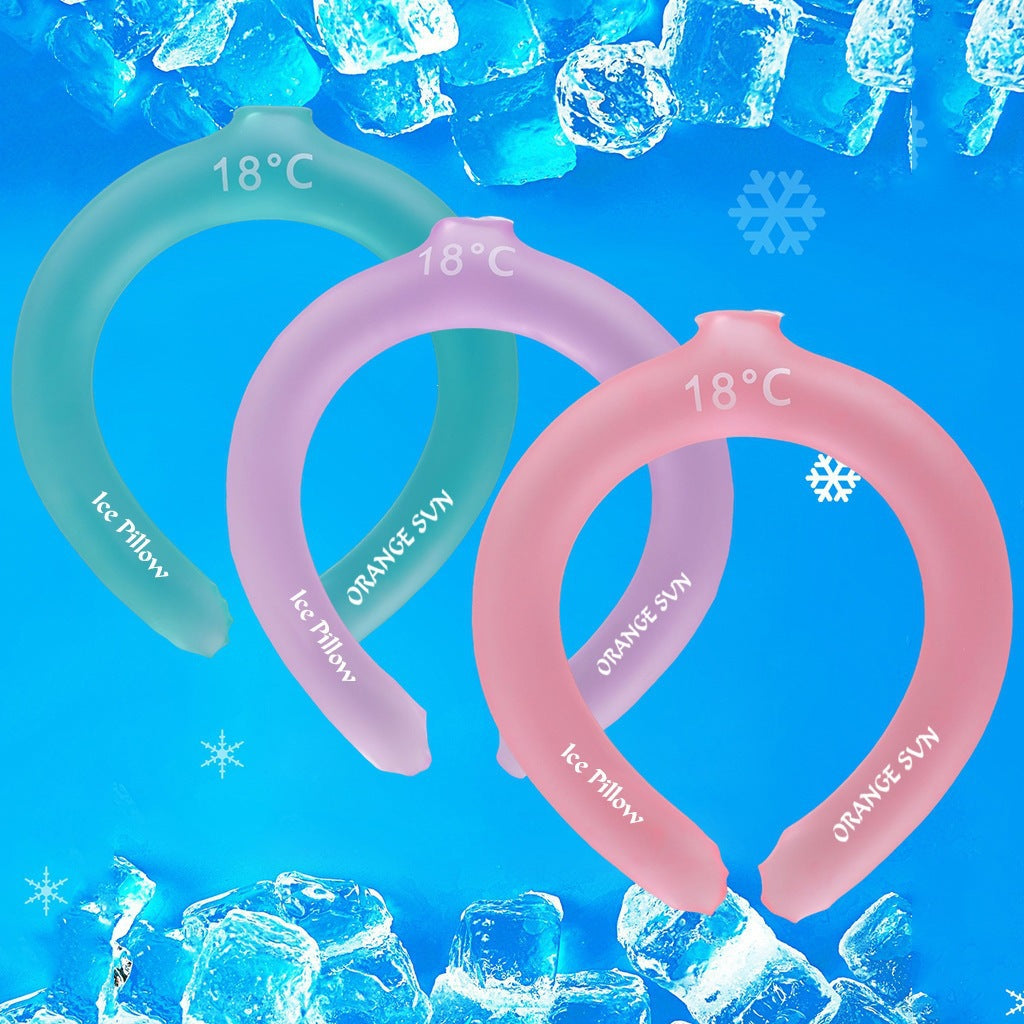 Gen-2 Cool Neck Collar | 18°C Smart Reusable Ice Neck Ring for Instant Hands-Free Summer Cooling