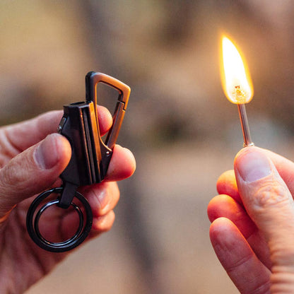 3-in-1  Match & Carabiner Keychain