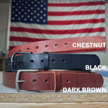 🔥Handmade Full-grain Buffalo Leather Belt