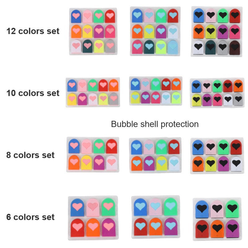 🔥🌈12-Color Temporary Hair Chalk Applicator Set