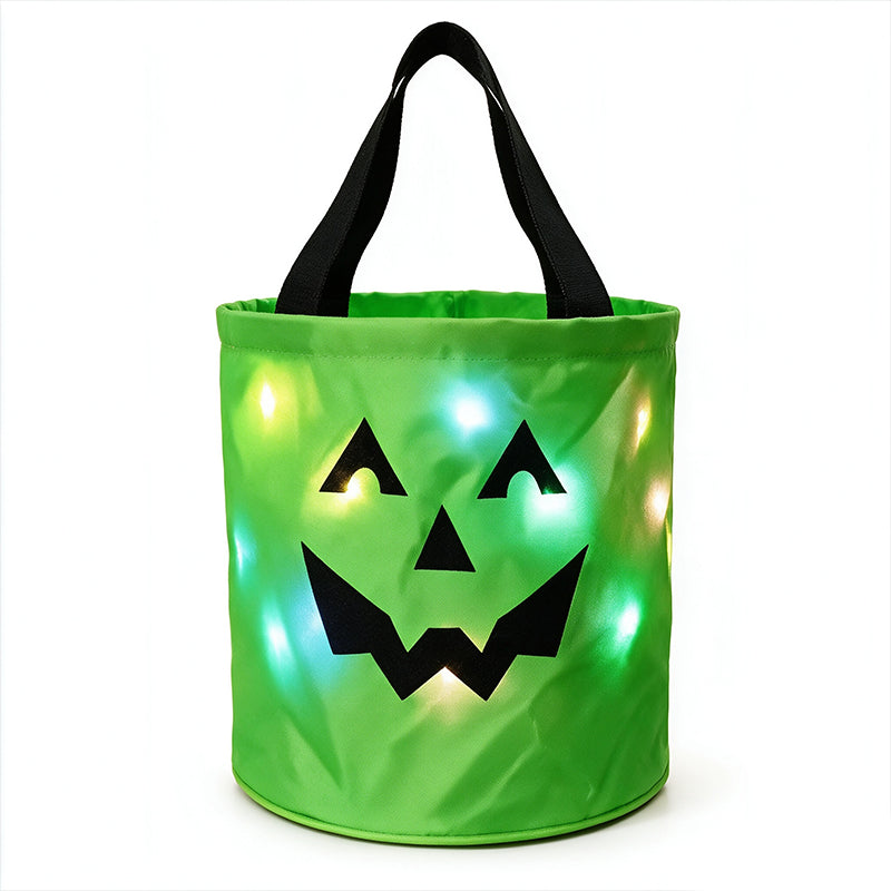 LED Light Up Halloween Candy Bucket