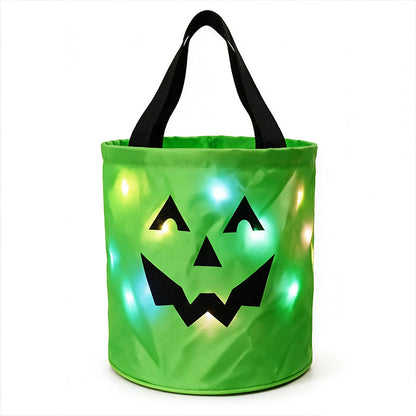LED Light Up Halloween Candy Bucket