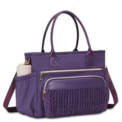 Insulated Lunch Tote for Women – Stylish Leakproof Cooler Bag with Adjustable Strap & Side Pockets