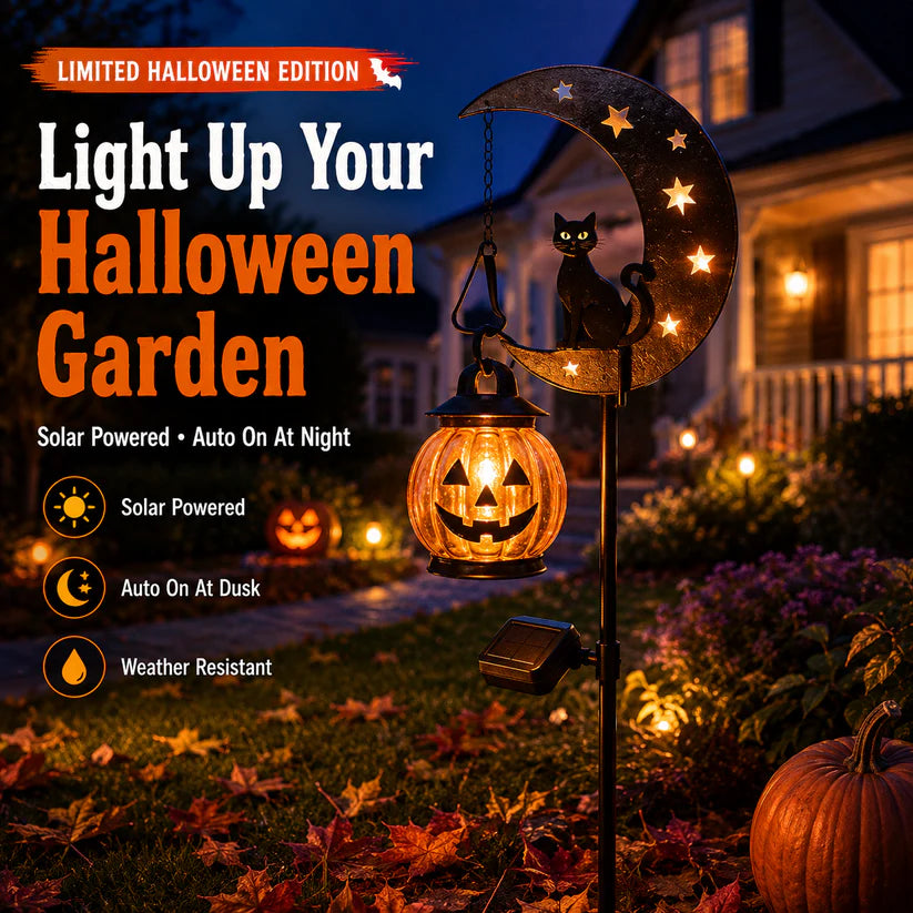 🎃 Spooky-Cute 33" Solar Halloween Garden Stake Light (40% OFF)