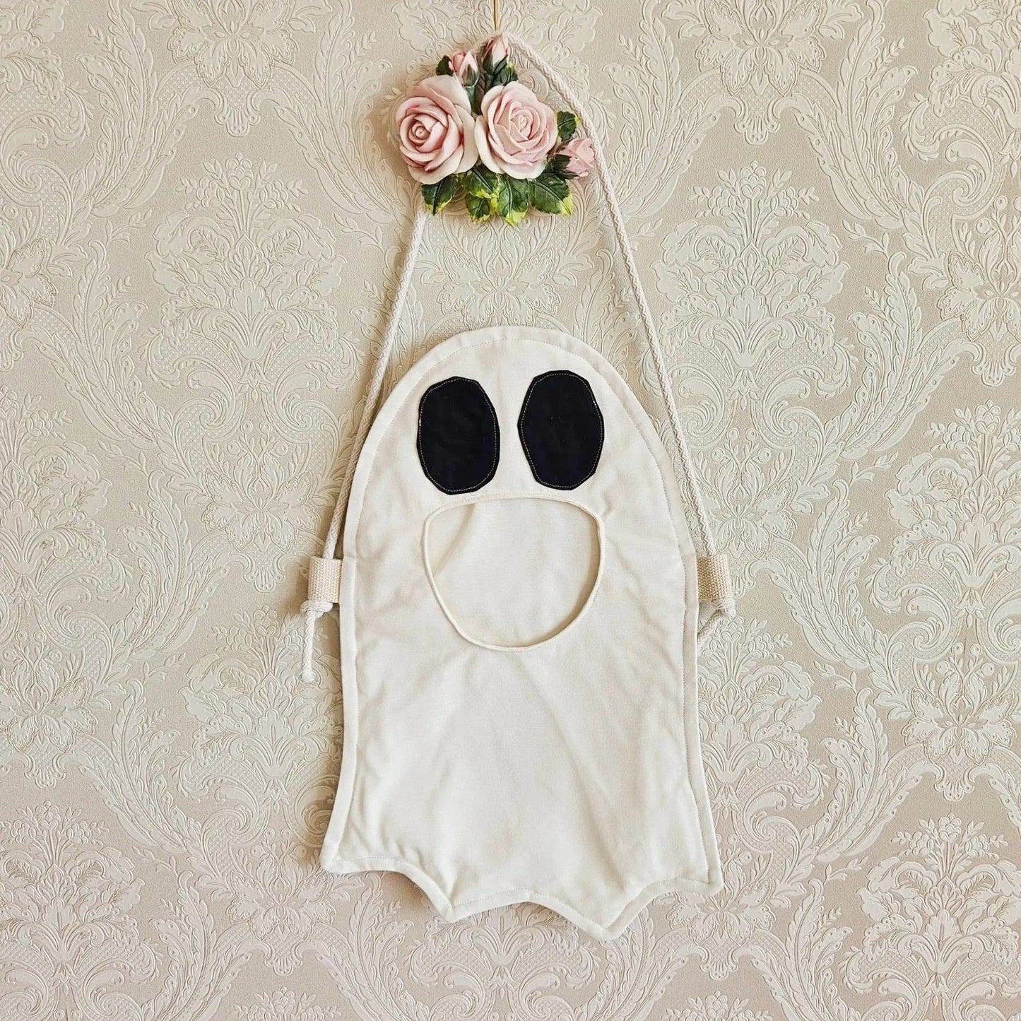 👻 DIY Halloween Ghost Candy Bag | Interactive Feed-Mouth Trick-or-Treat Bucket for Kids 🍬✨