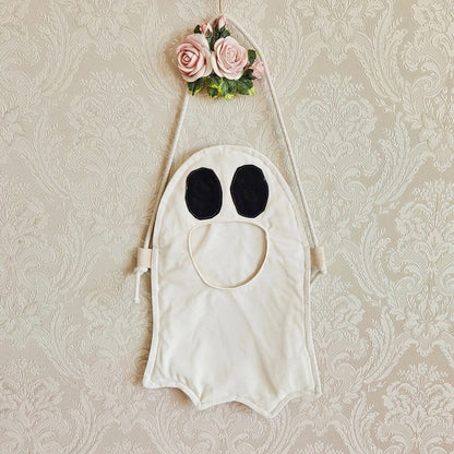 👻 DIY Halloween Ghost Candy Bag | Interactive Feed-Mouth Trick-or-Treat Bucket for Kids 🍬✨
