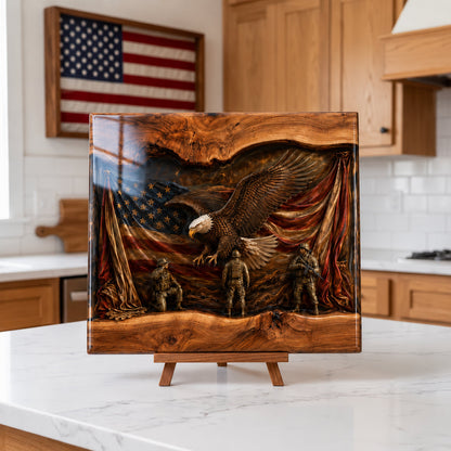 ❤️🎖️Handcrafted Veteran Memorial Display Boards(Handmade®) - Only 11 Left