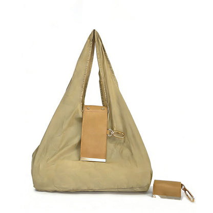 🔥Varelli Charm Transformable Bag – Stylish Vegan Leather Tote & Keychain Charm