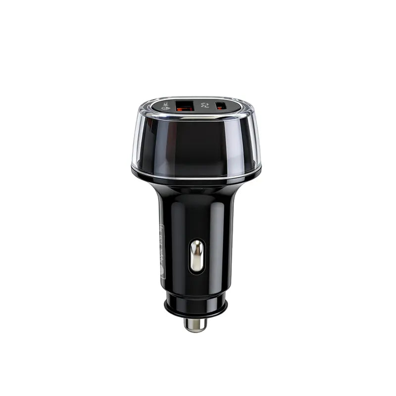 2-in-1 Compact Car Charger GPS Tracker Adapter