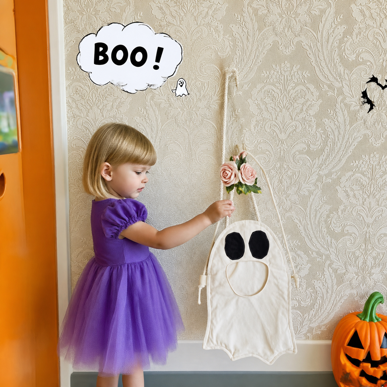 🎃 Feed the Ghost!™Halloween Ghost Bag